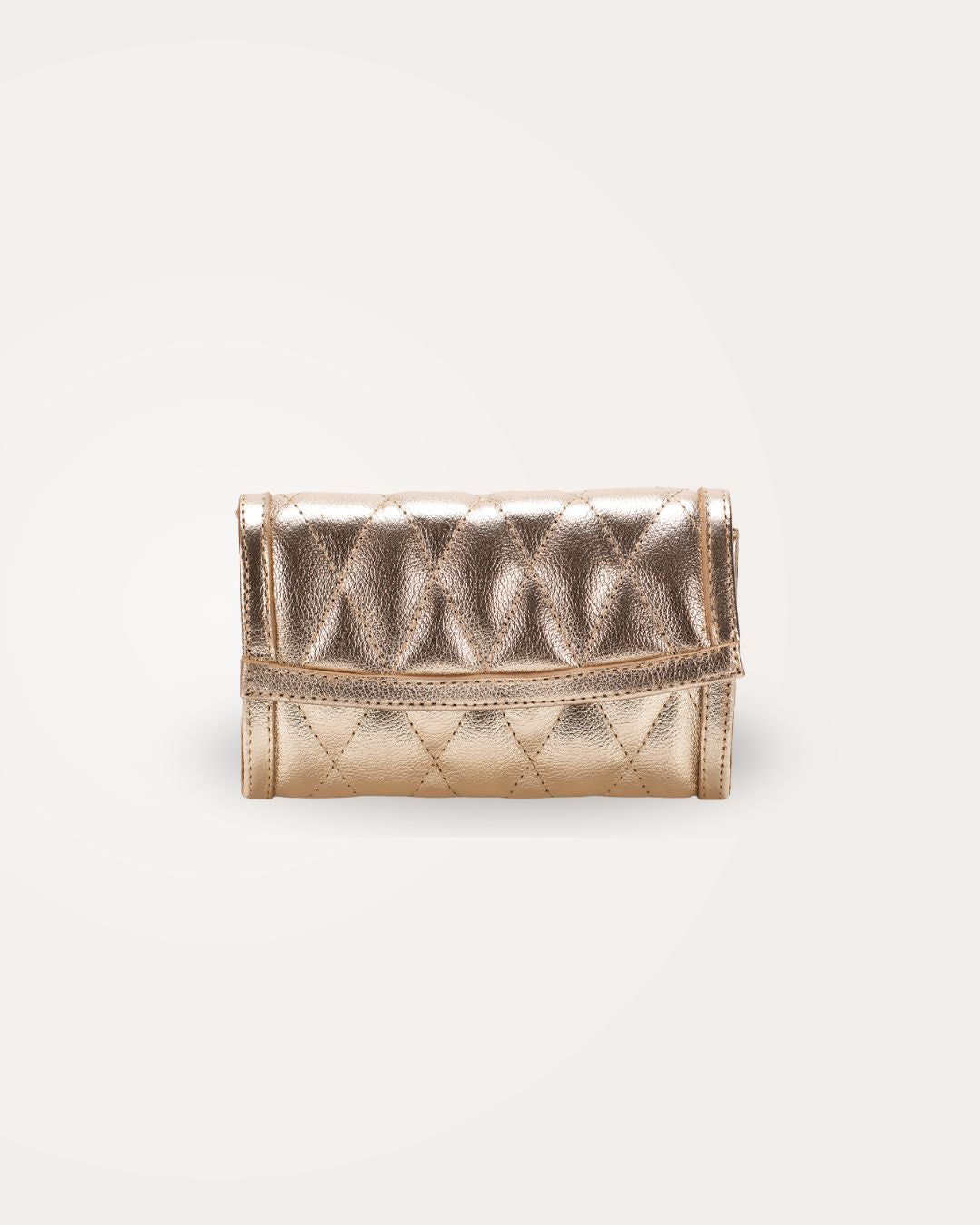 BOLSA COURO LEGÍTIMO TRANSVERSAL E CLUTCH SHINE