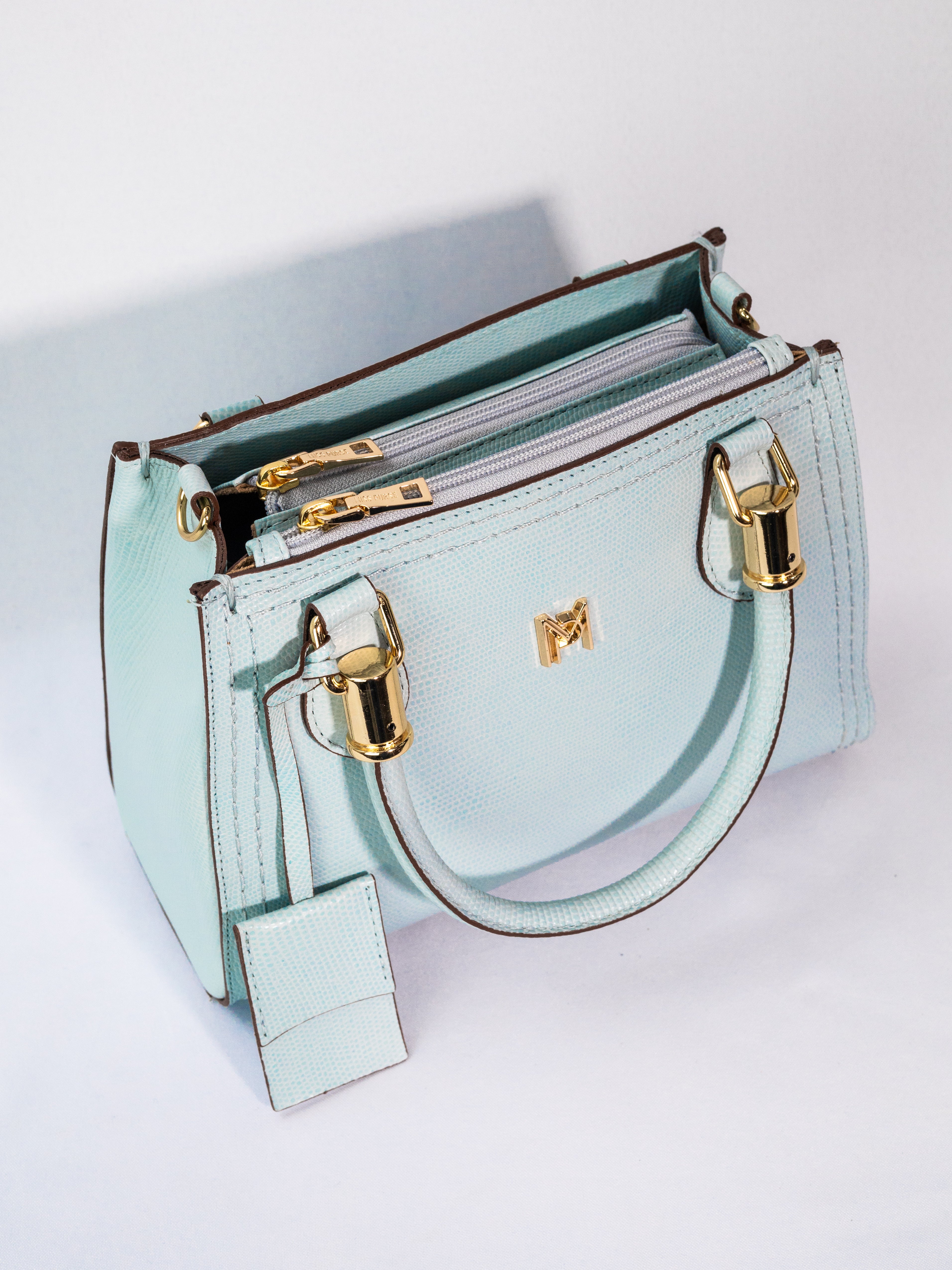 BOLSA VALENTINA AZUL CÉU (EDIÇÃO FIORE)