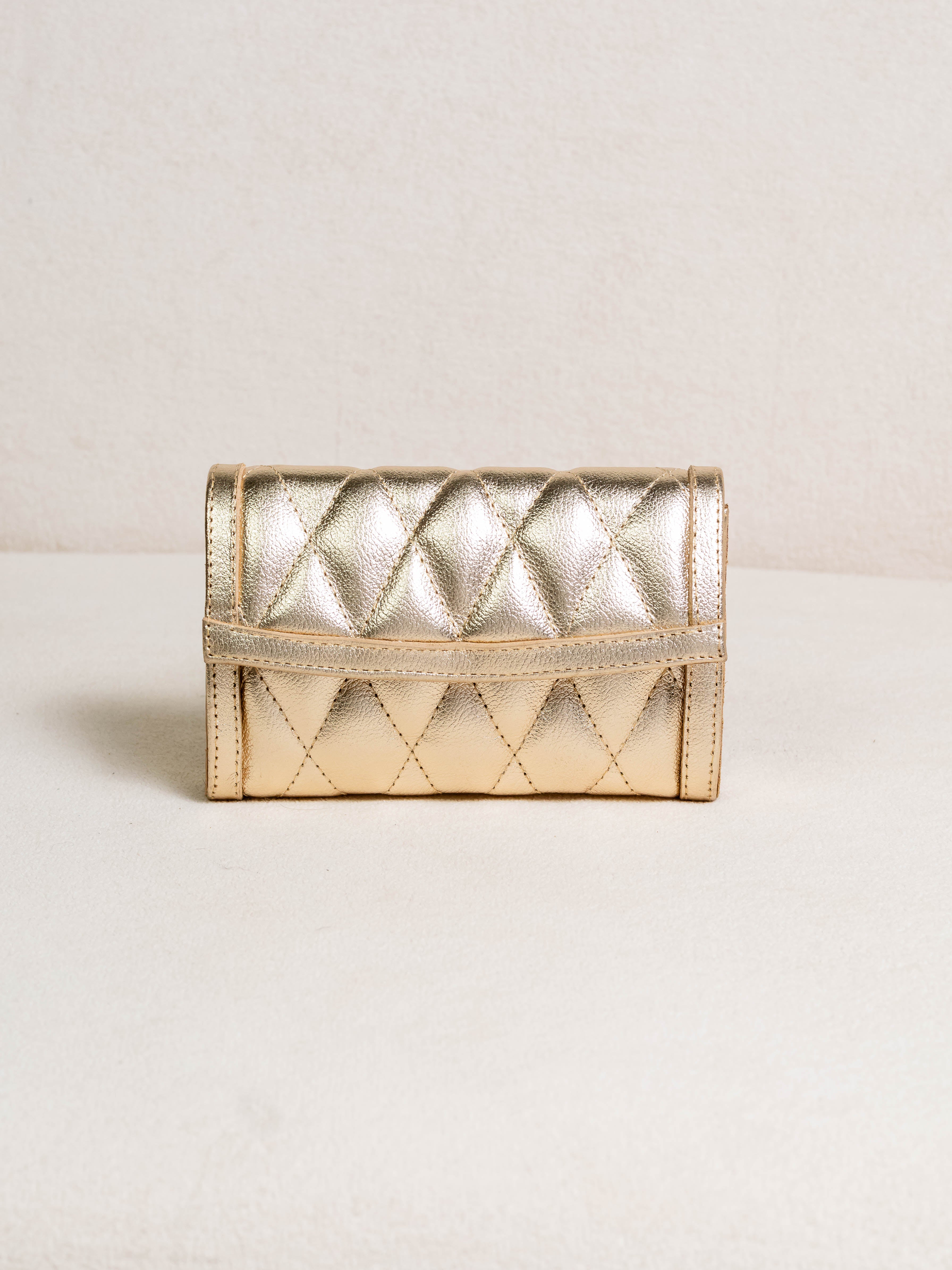 Bolsa Couro Legítimo Transversal e Clutch Shine