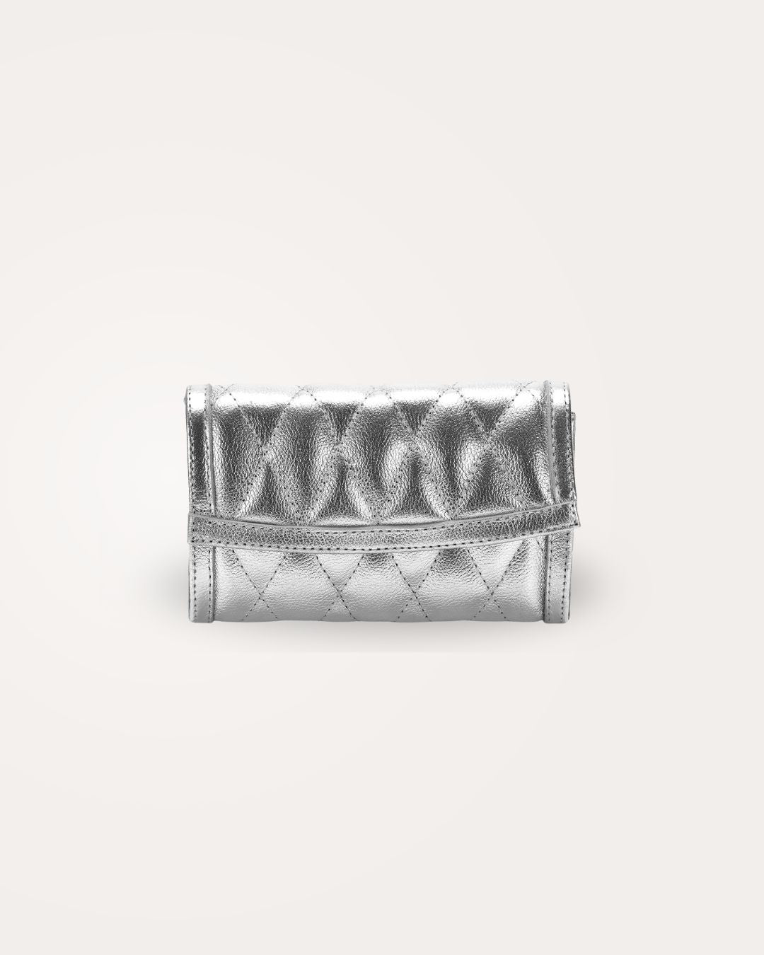 BOLSA COURO LEGÍTIMO TRANSVERSAL E CLUTCH SHINE