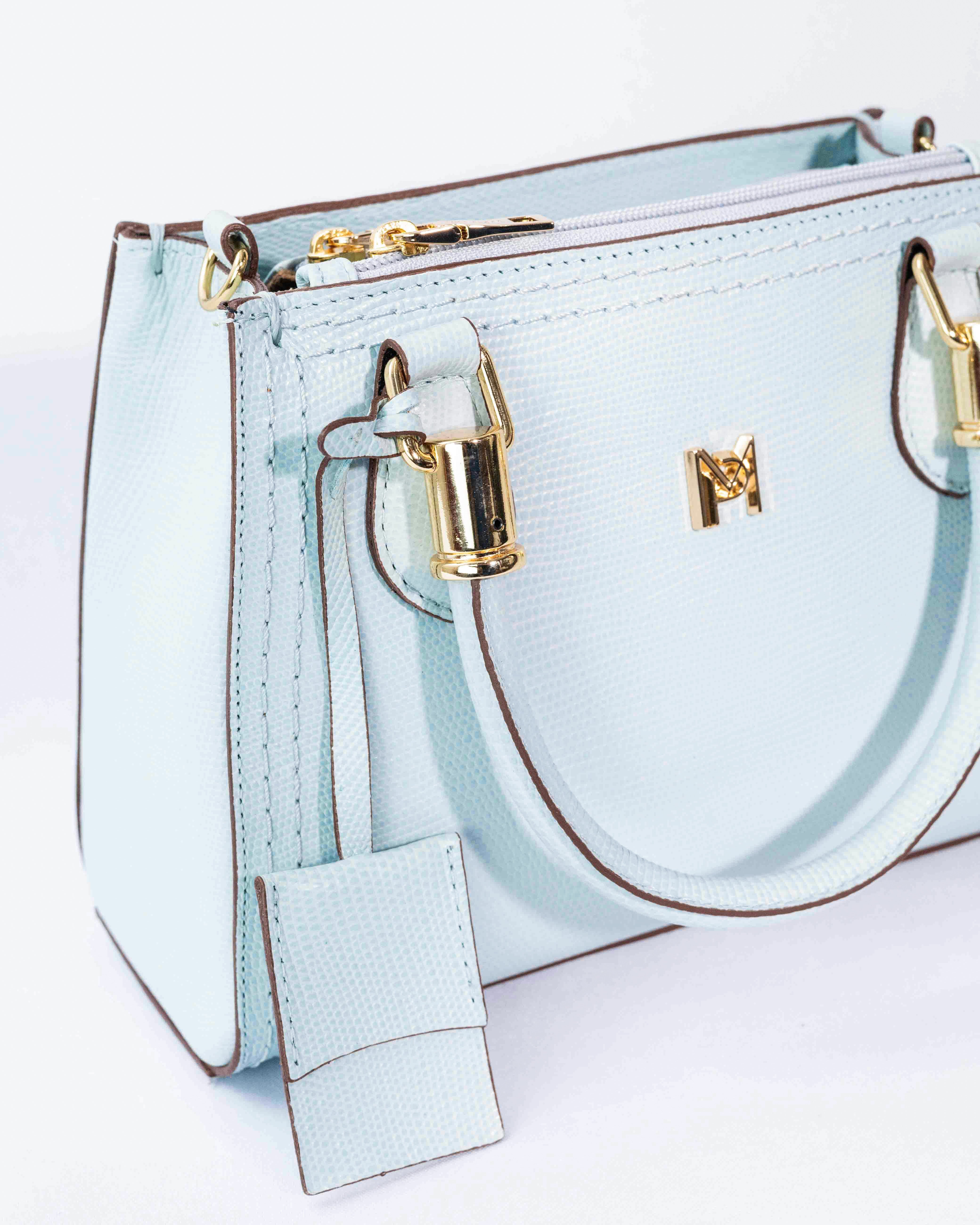 BOLSA VALENTINA AZUL CÉU (EDIÇÃO FIORE)