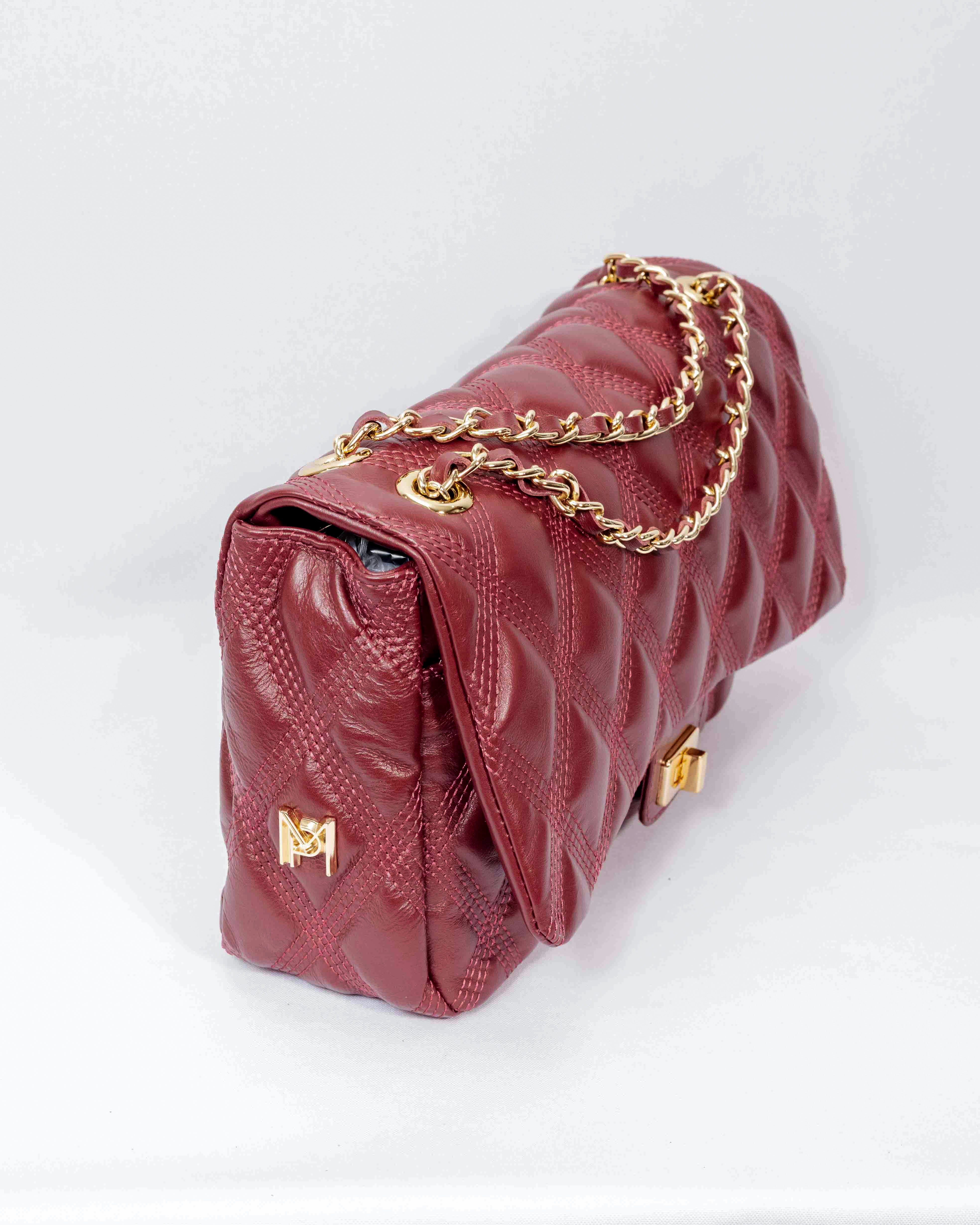 BOLSA BEATRICE MATELASSÊ MARSALA