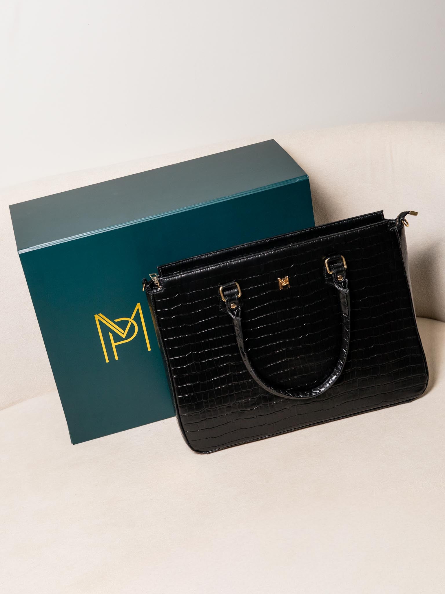 BOLSA PASTA PARA NOTEBOOK DE COURO LEGÍTIMO WORK - PRETA