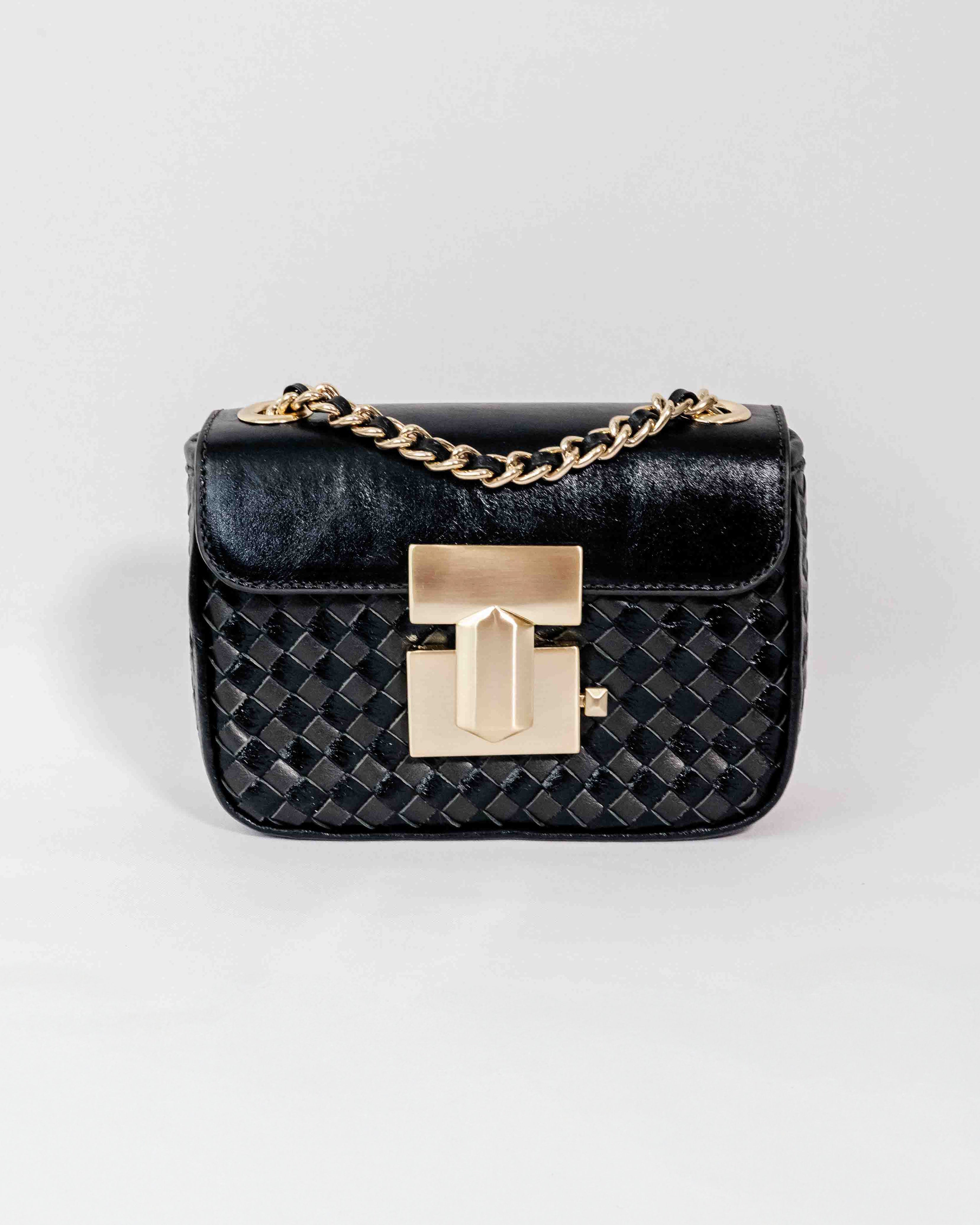 BOLSA PARIS TRESSÊ PRETO