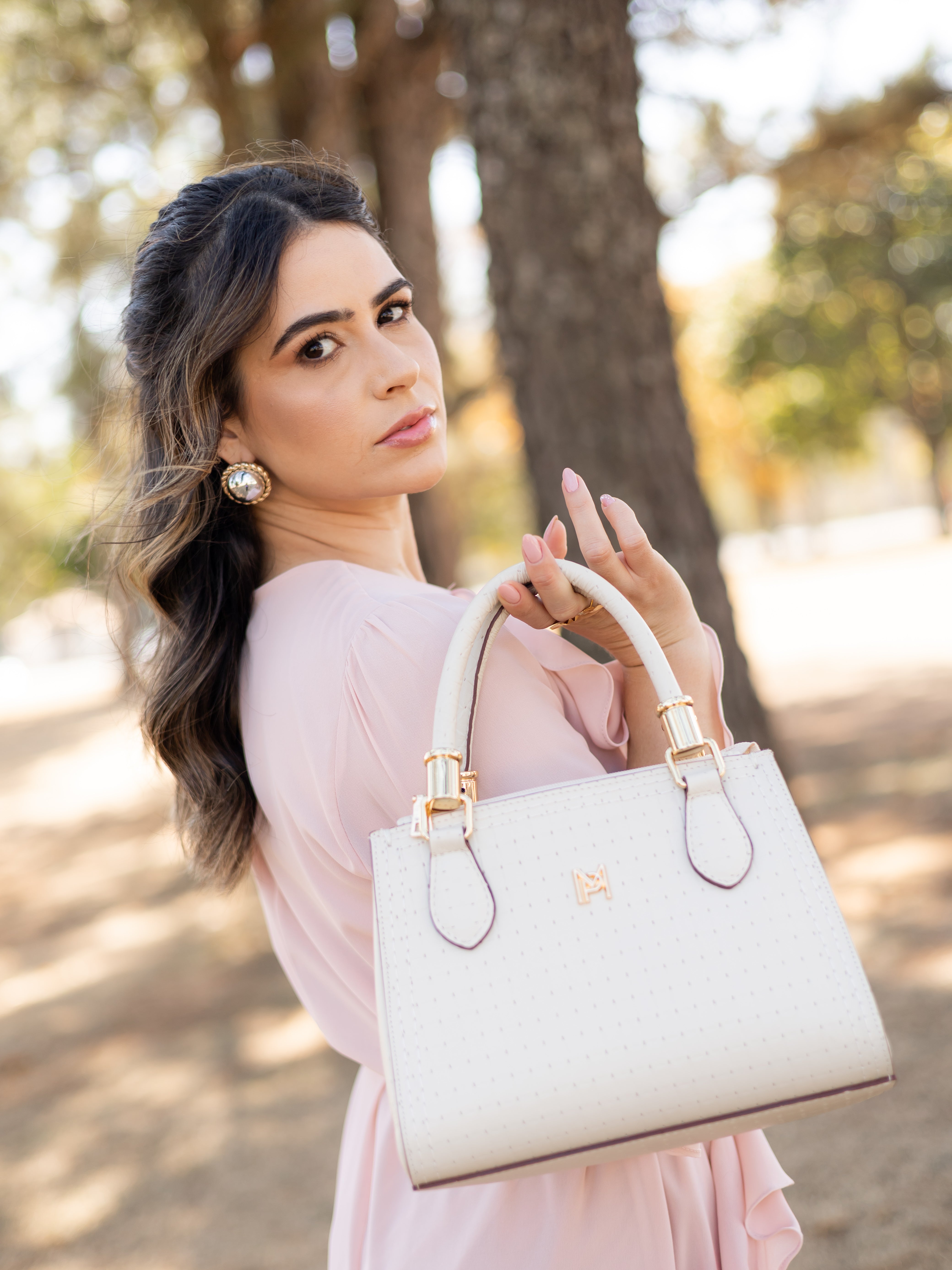 BOLSA VALENTINA OFF WHITE (EDIÇÃO FIORE)