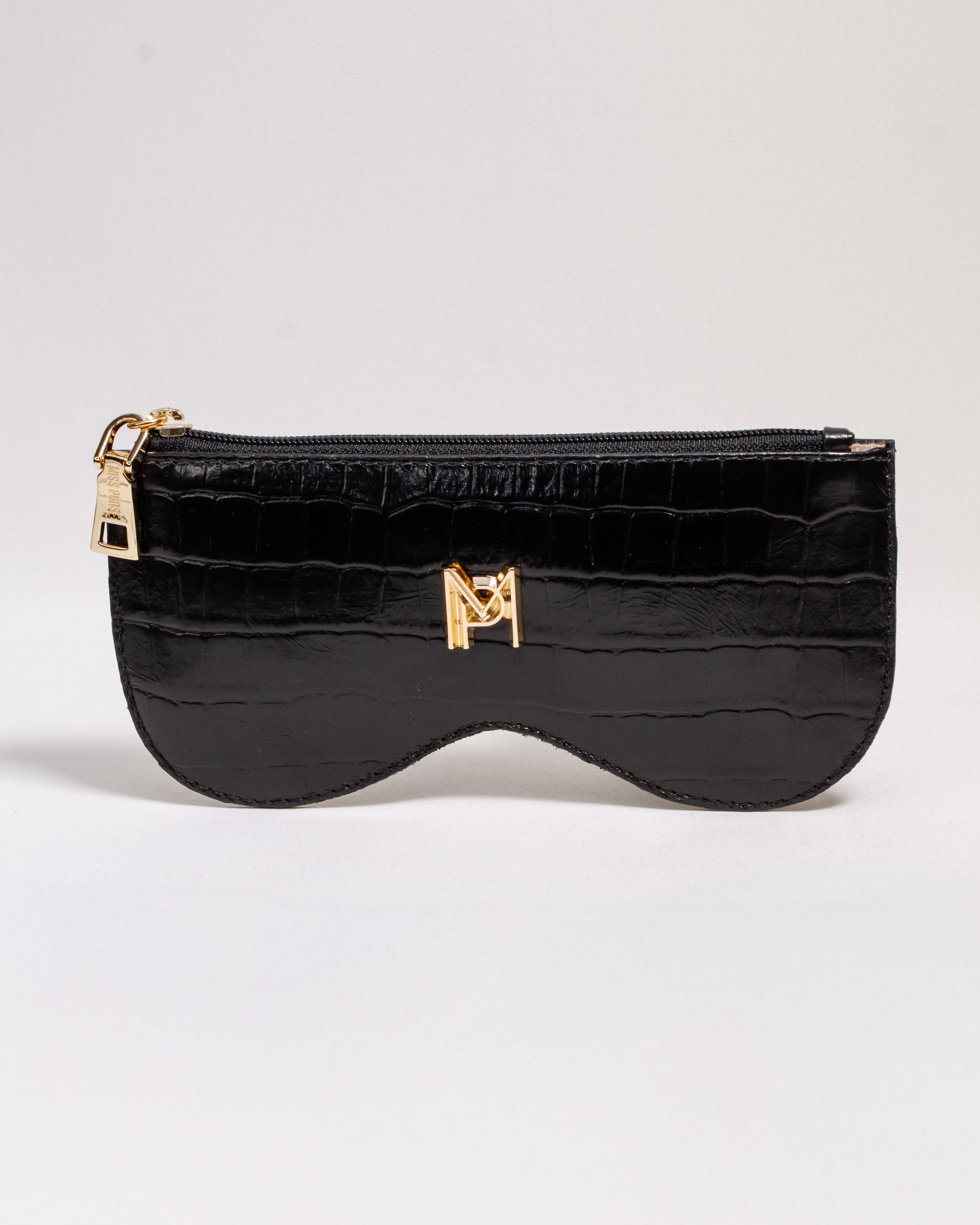 PORTA ÓCULOS PRETO CROCO