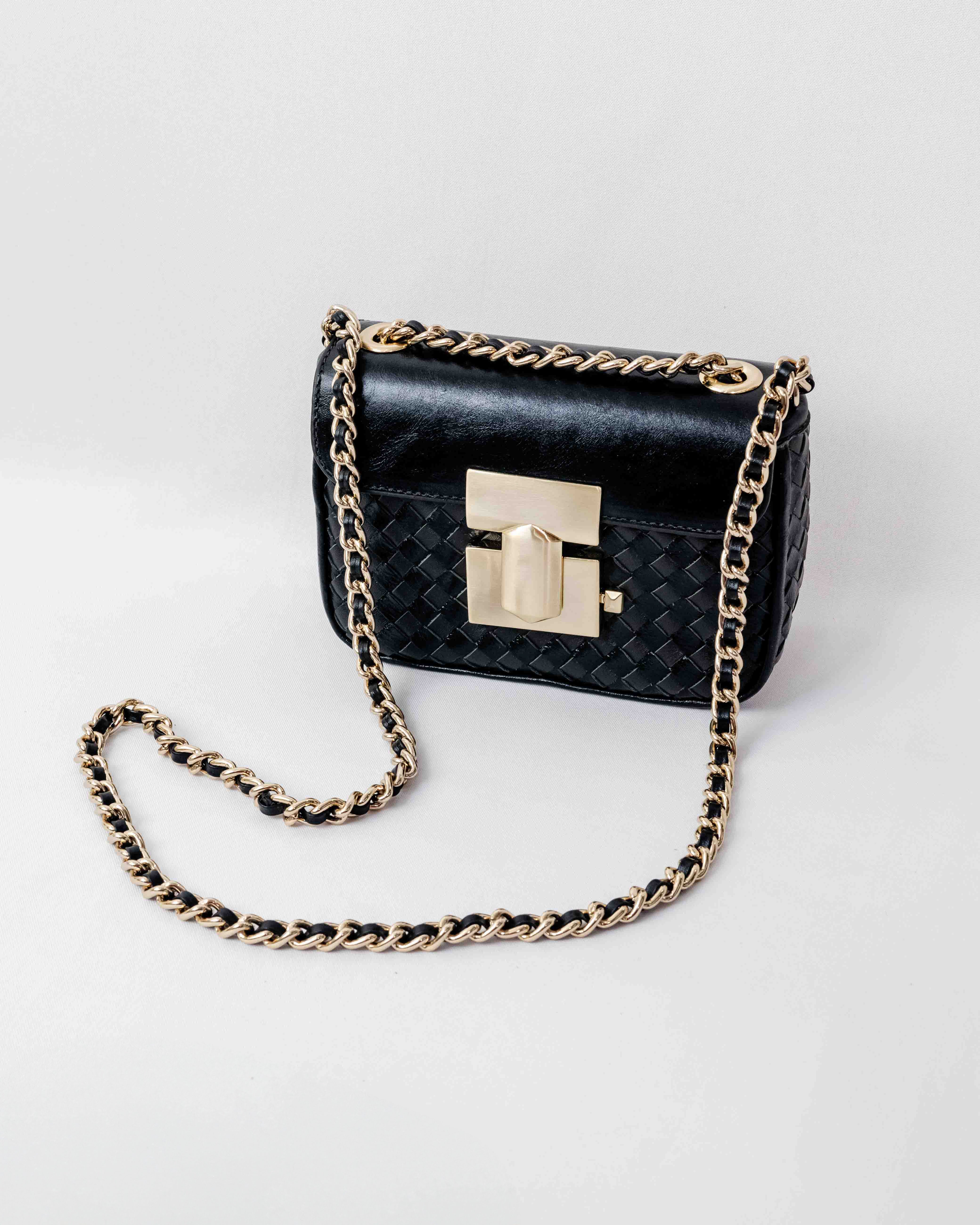 BOLSA PARIS TRESSÊ PRETO