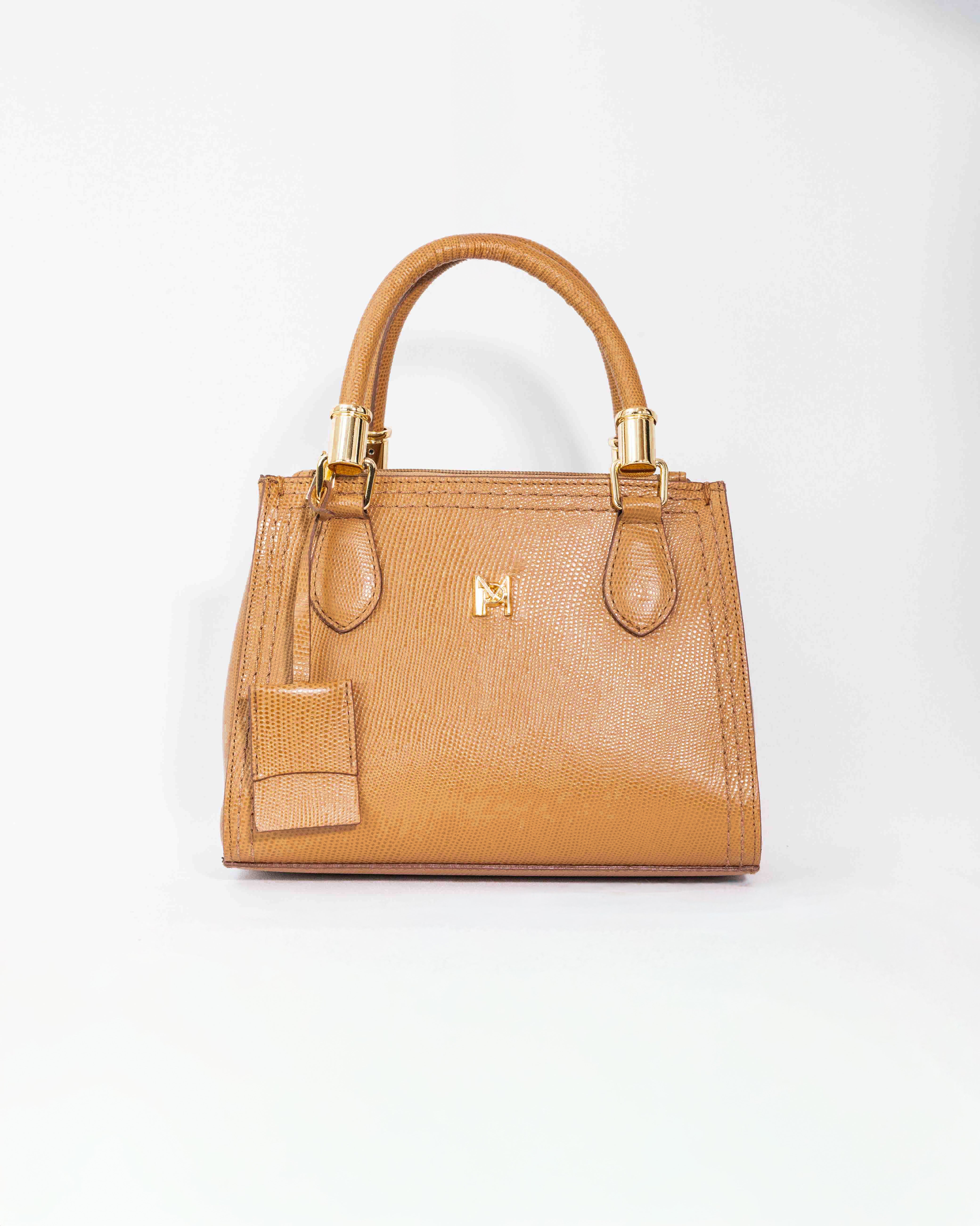 BOLSA VALENTINA CARAMELO (EDIÇÃO FIORE)