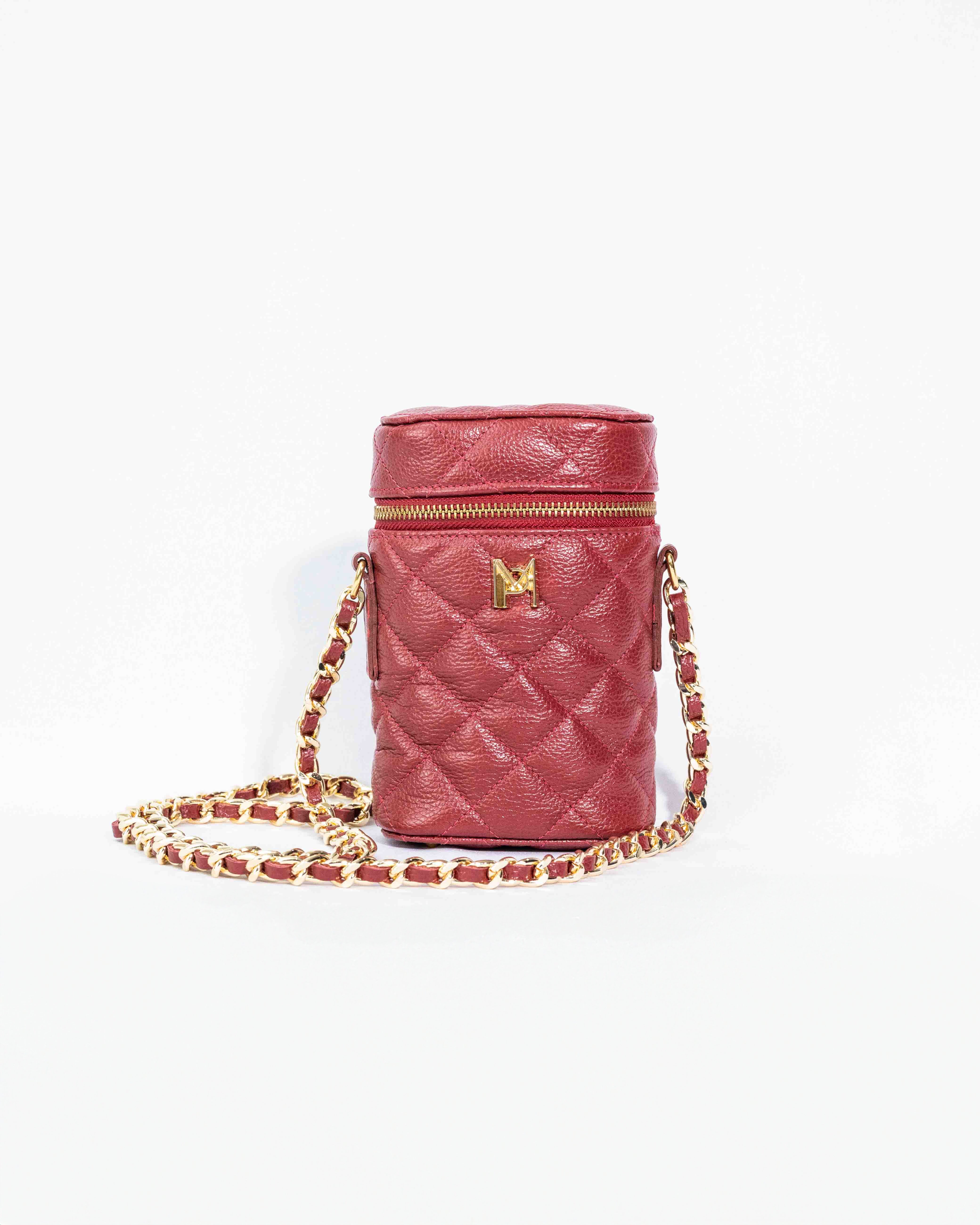 BOLSA HELENA PORTA CELULAR CHERRY / COLLAB ANINHA GOMES