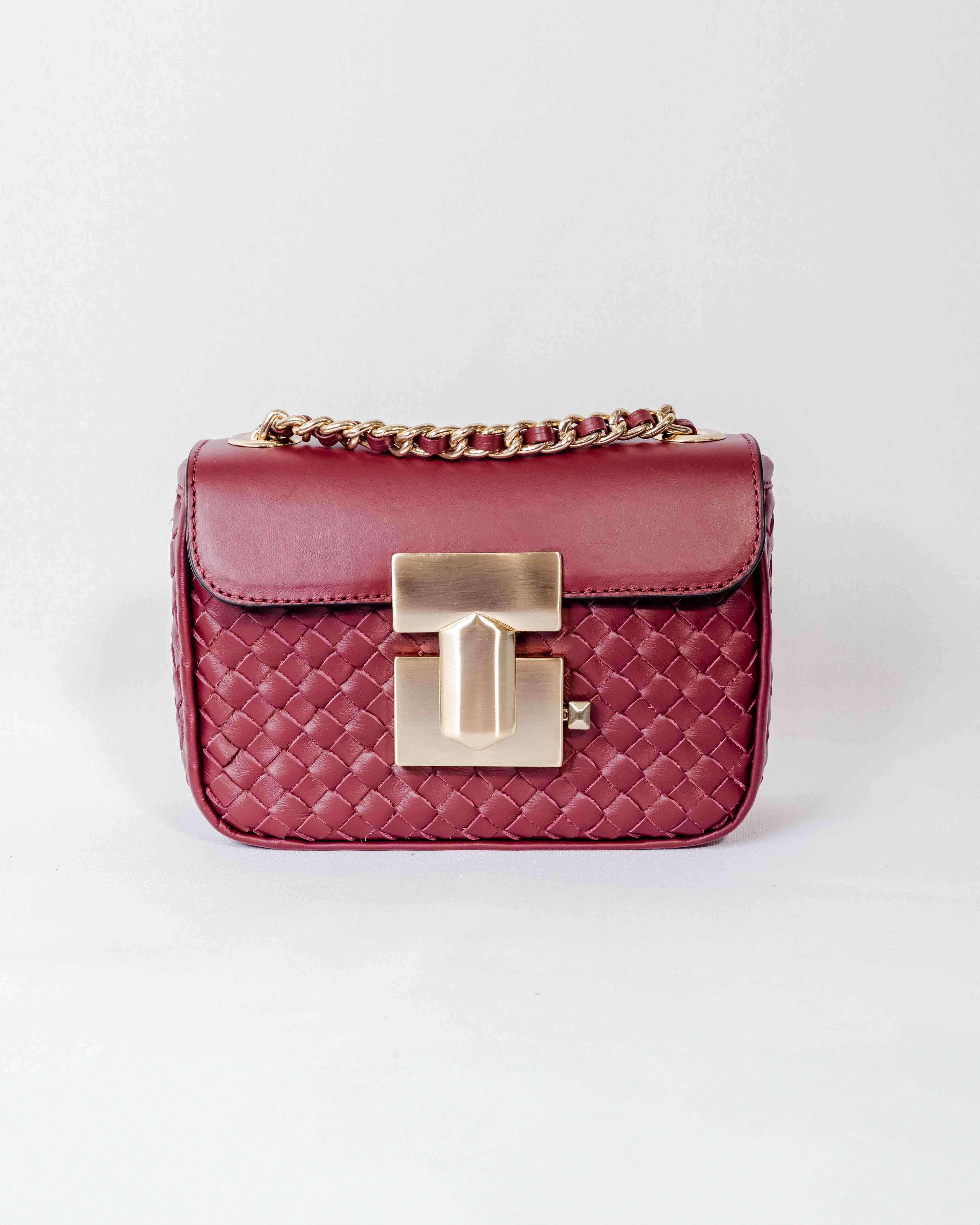 BOLSA PARIS TRESSÊ VINHO