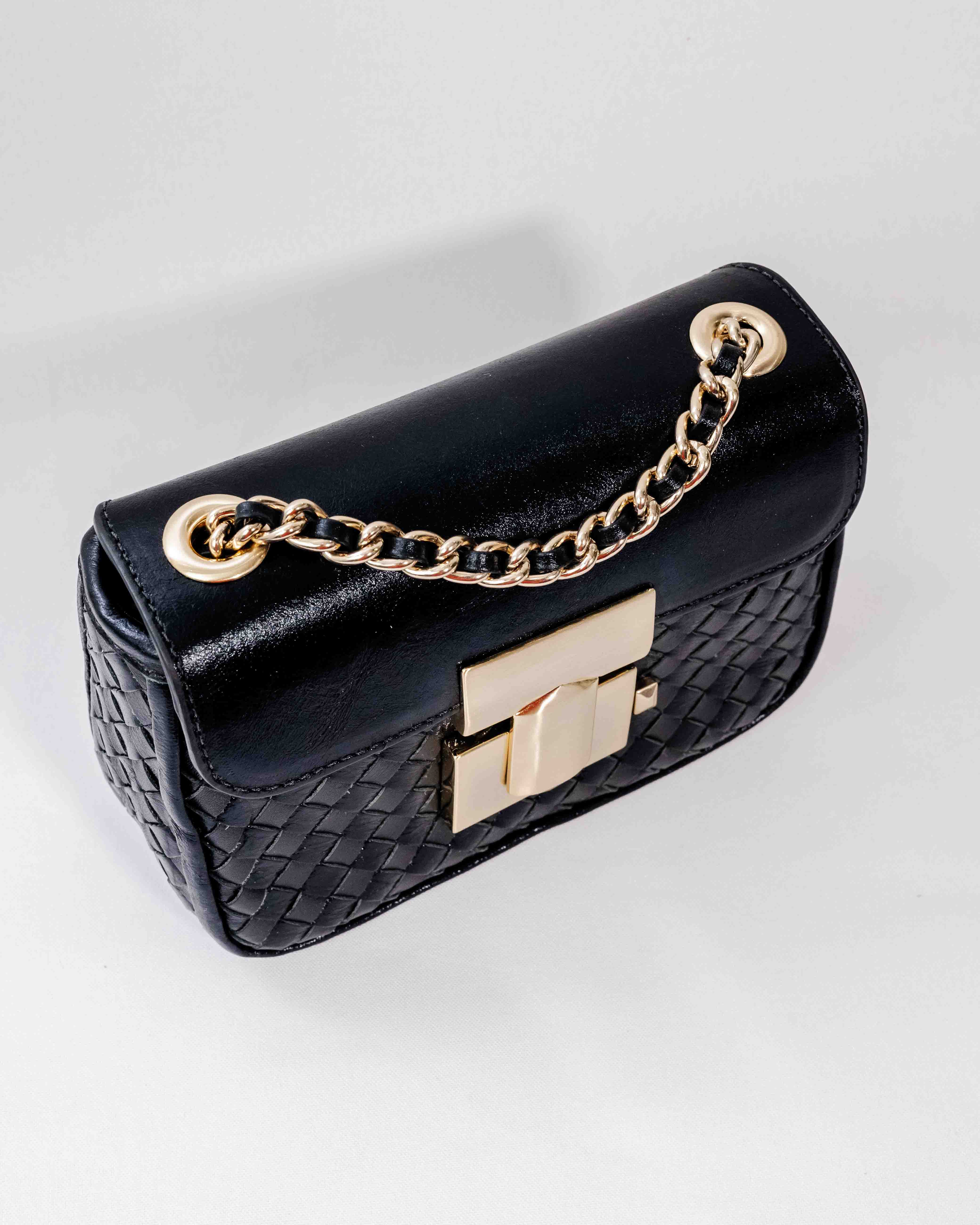 BOLSA PARIS TRESSÊ PRETO