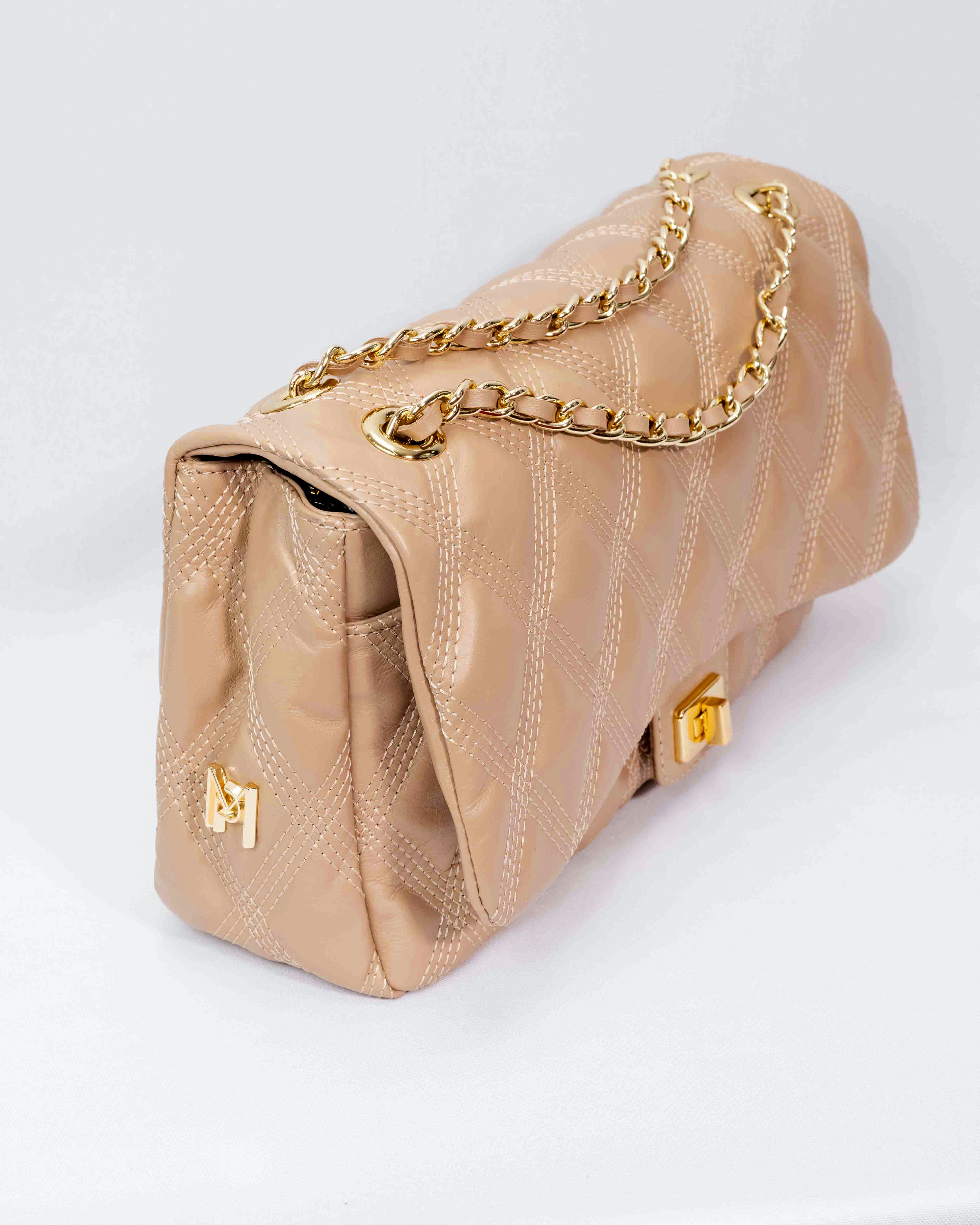 BOLSA BEATRICE MATELASSÊ NUDE