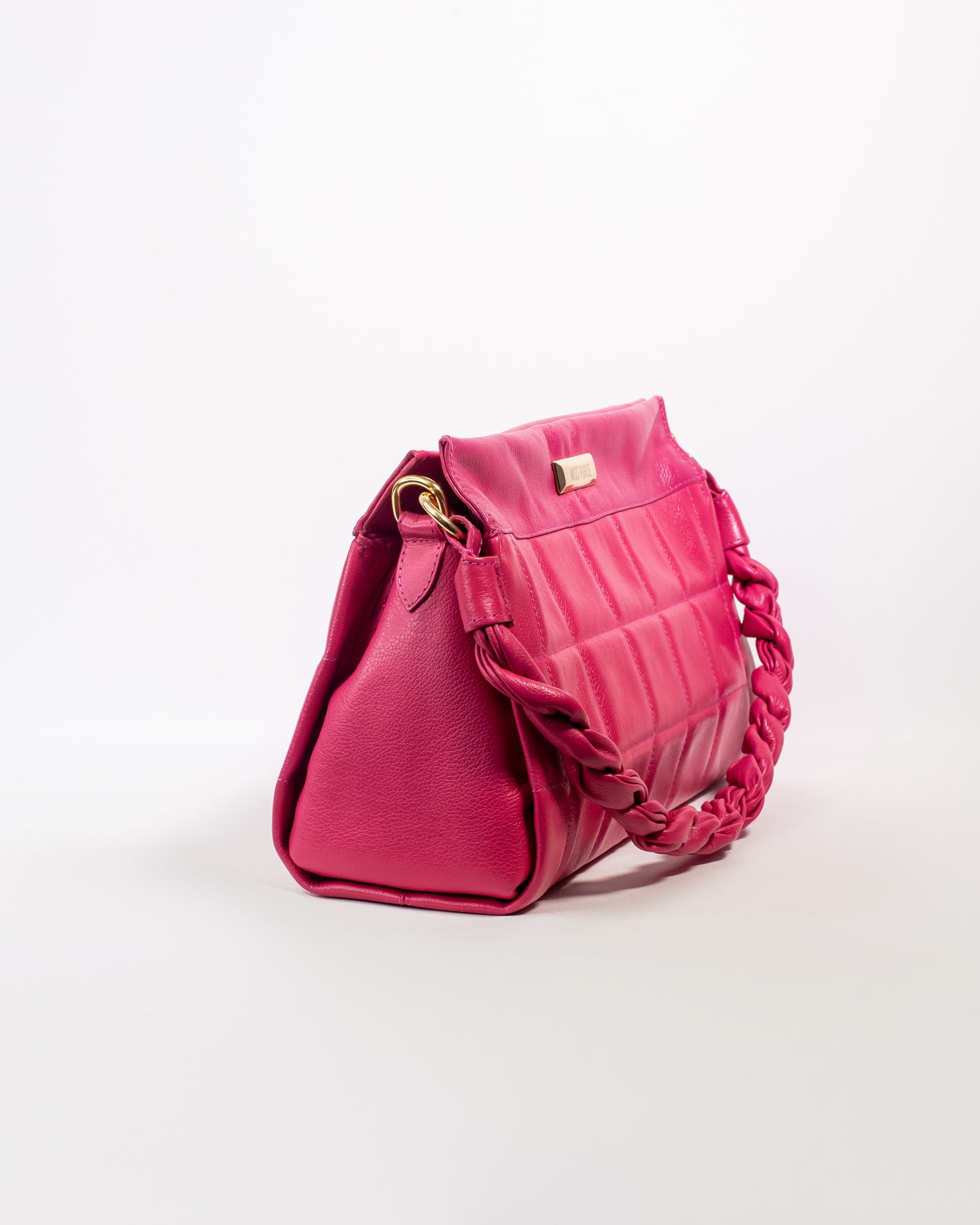 BOLSA CHARLOTTE PINK COURO LEGÍTIMO