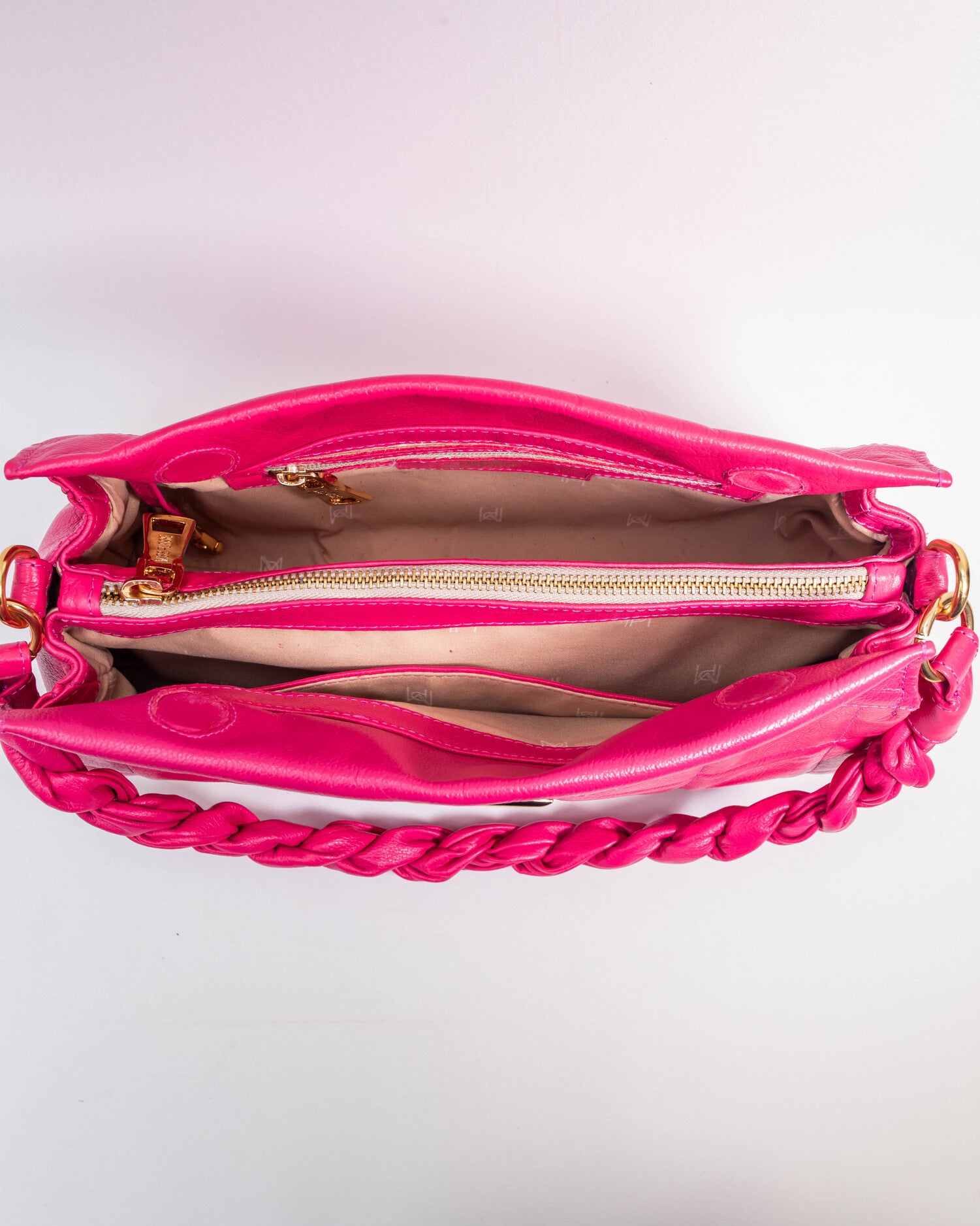 BOLSA CHARLOTTE PINK COURO LEGÍTIMO