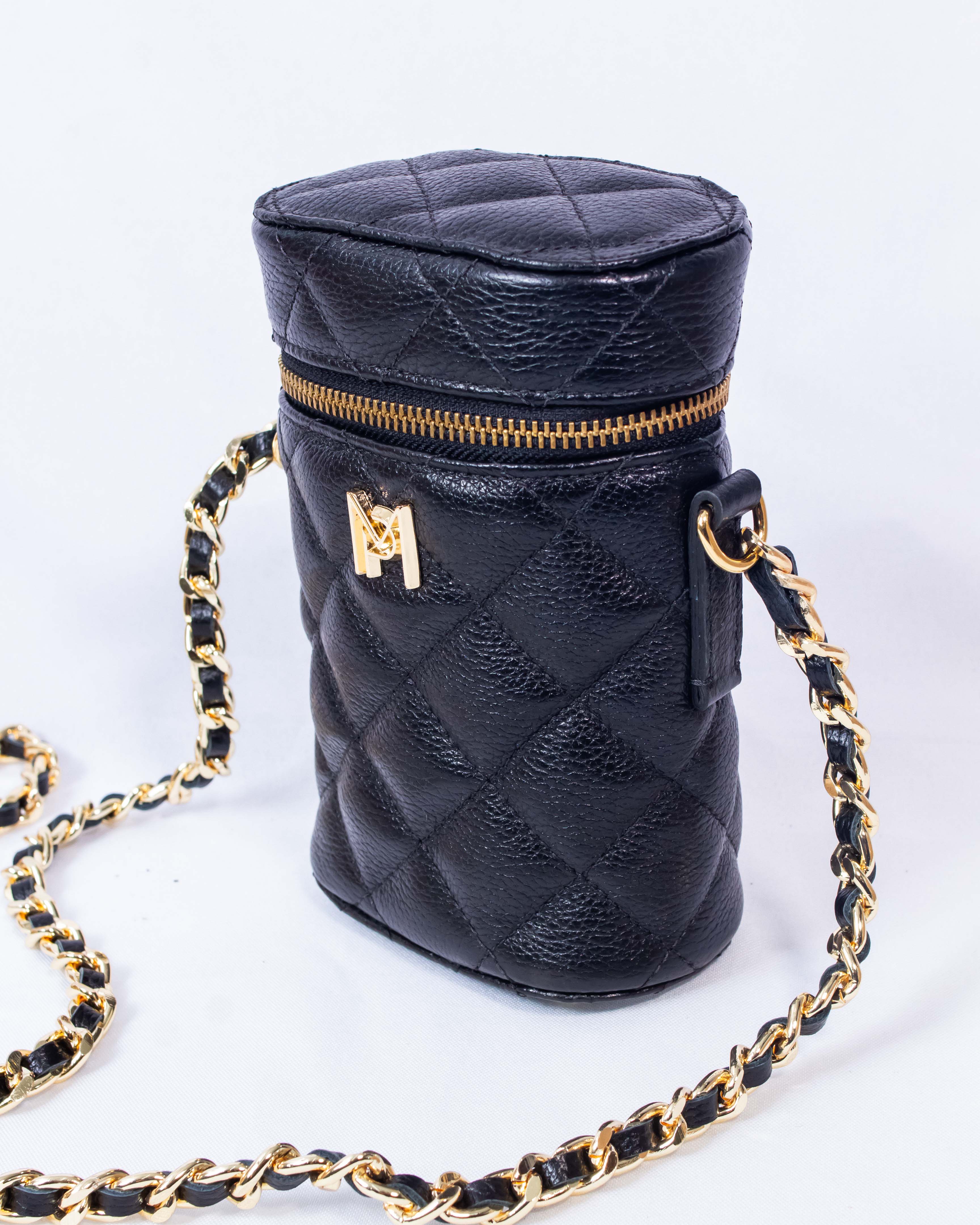 BOLSA HELENA PORTA CELULAR PRETO / COLLAB ANINHA GOMES