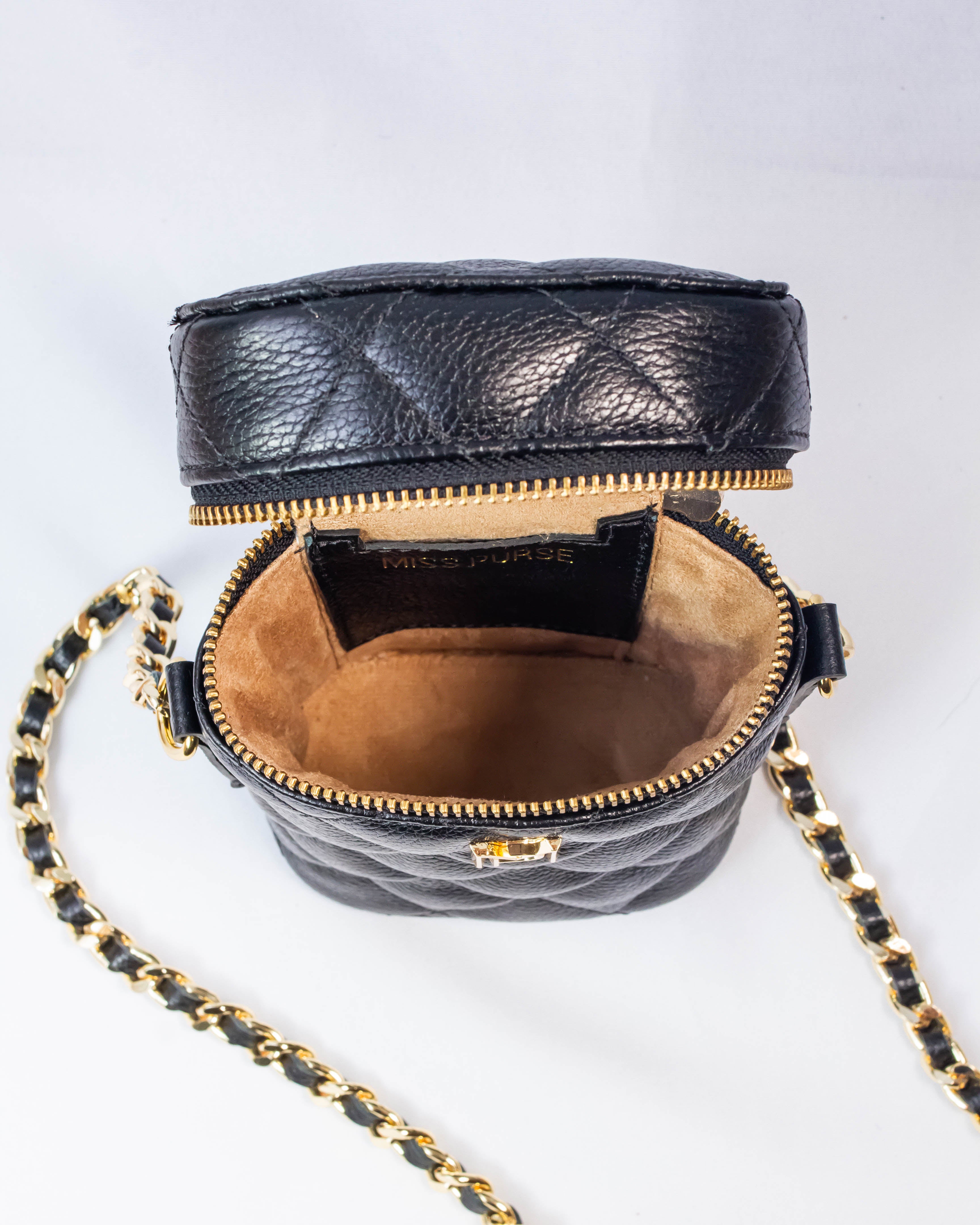 BOLSA HELENA PORTA CELULAR PRETO / COLLAB ANINHA GOMES