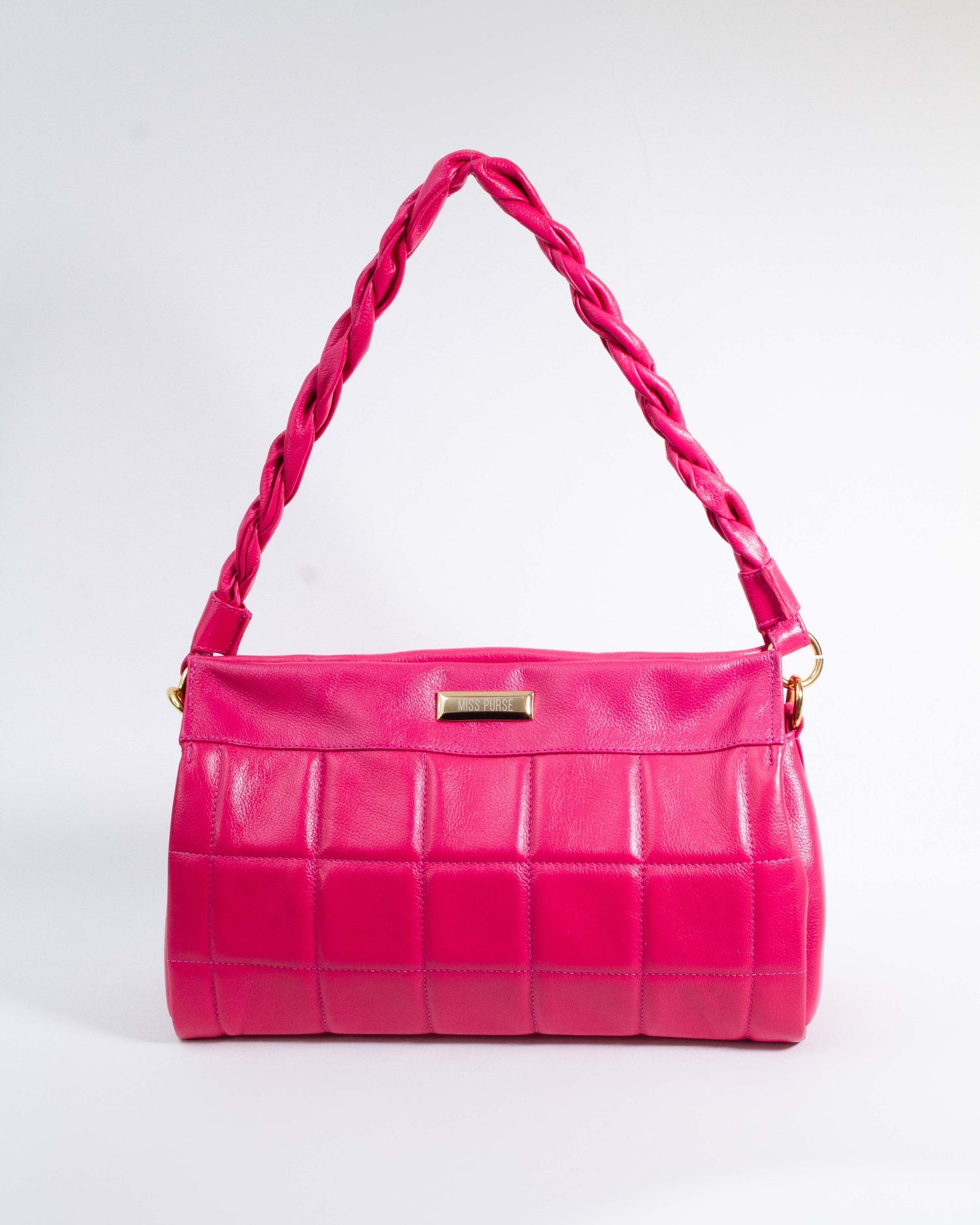 BOLSA CHARLOTTE PINK COURO LEGÍTIMO