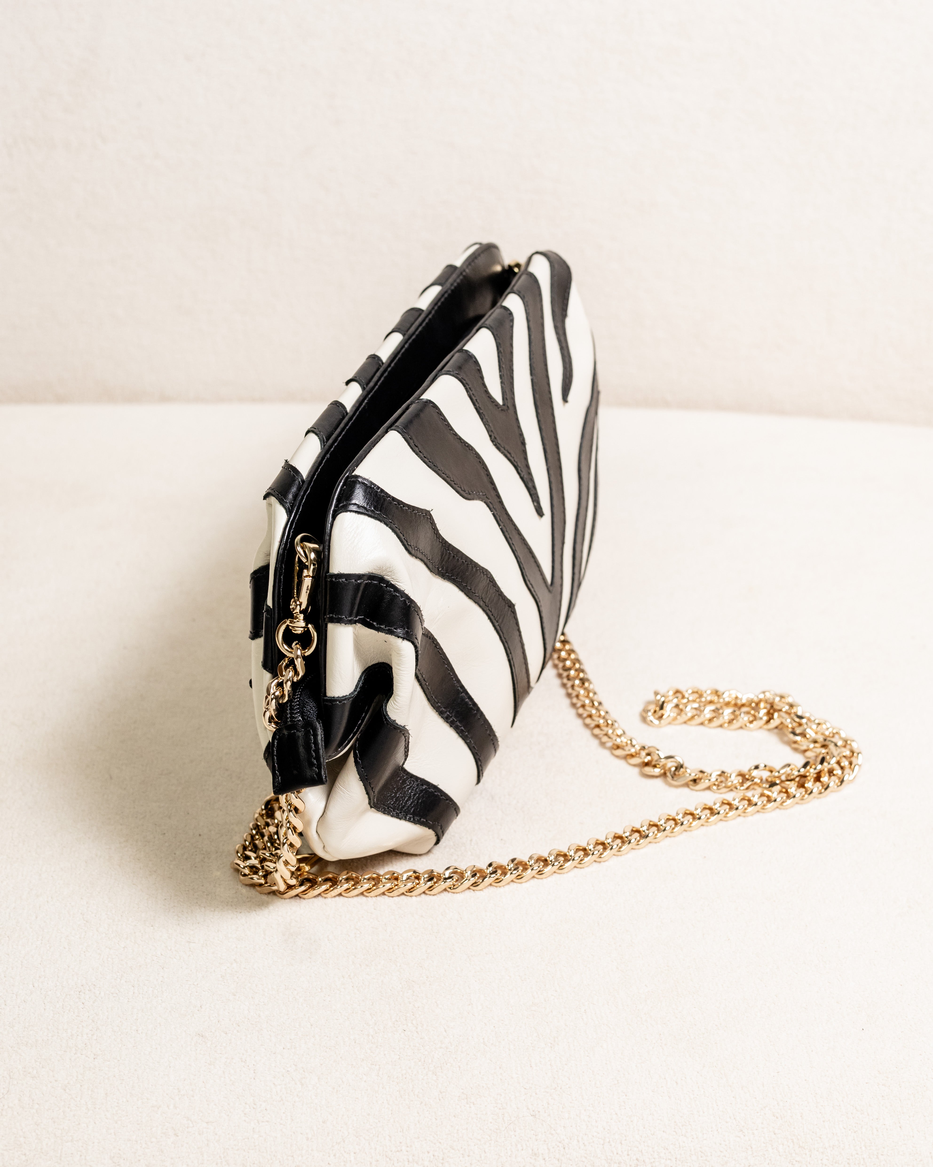 Bolsa Clutch Animal Print Zebra Miss Purse