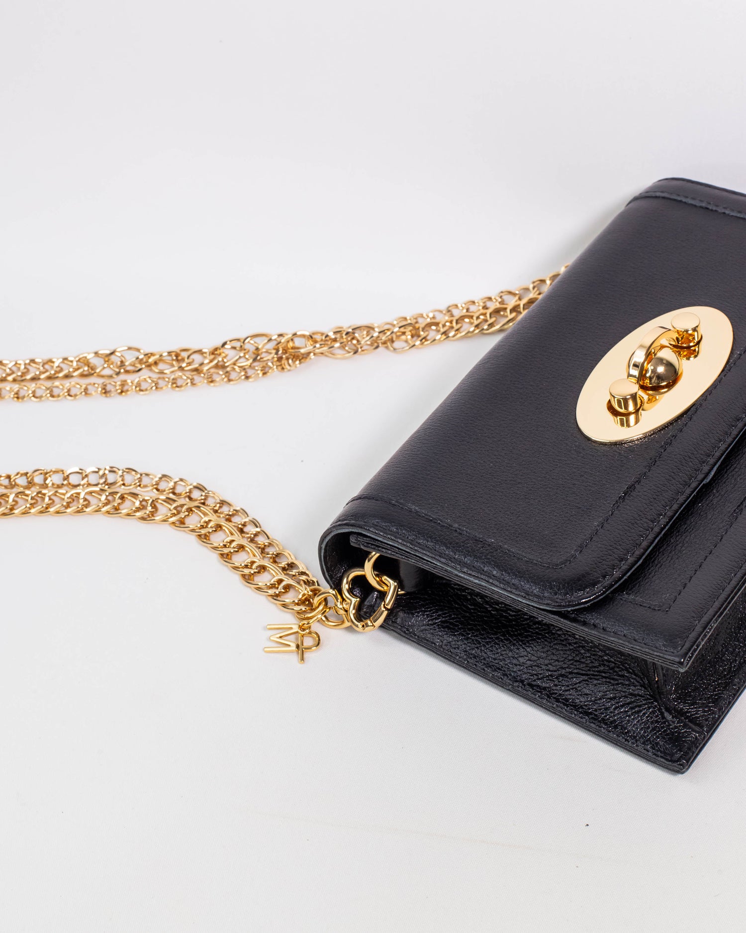 BOLSA MYKONOS PRETO GOLD