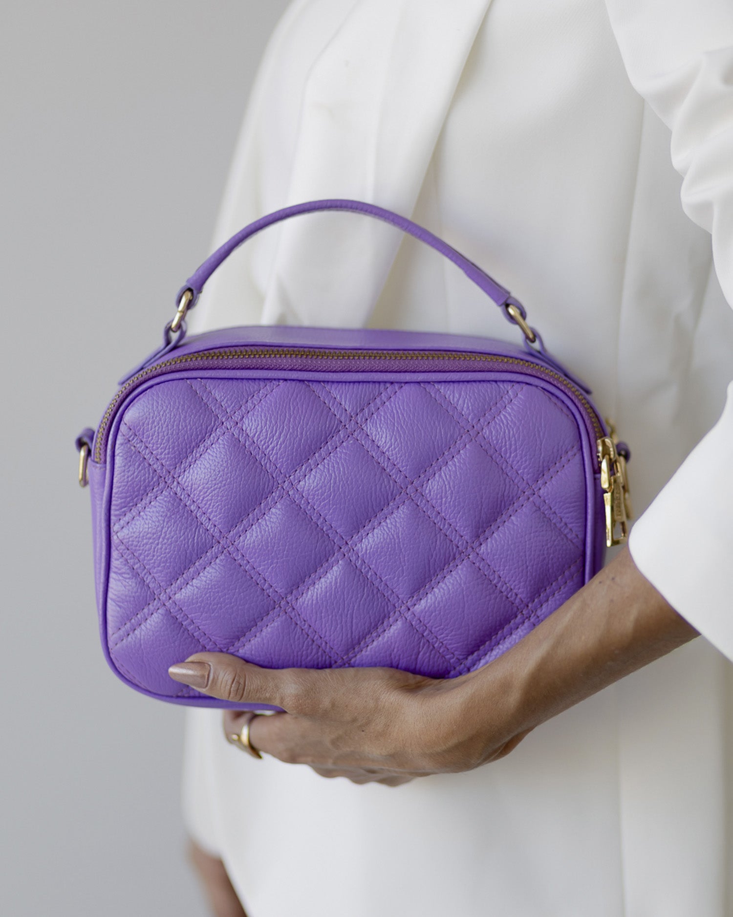 BOLSA MATELASSÊ MAVI LAVANDA