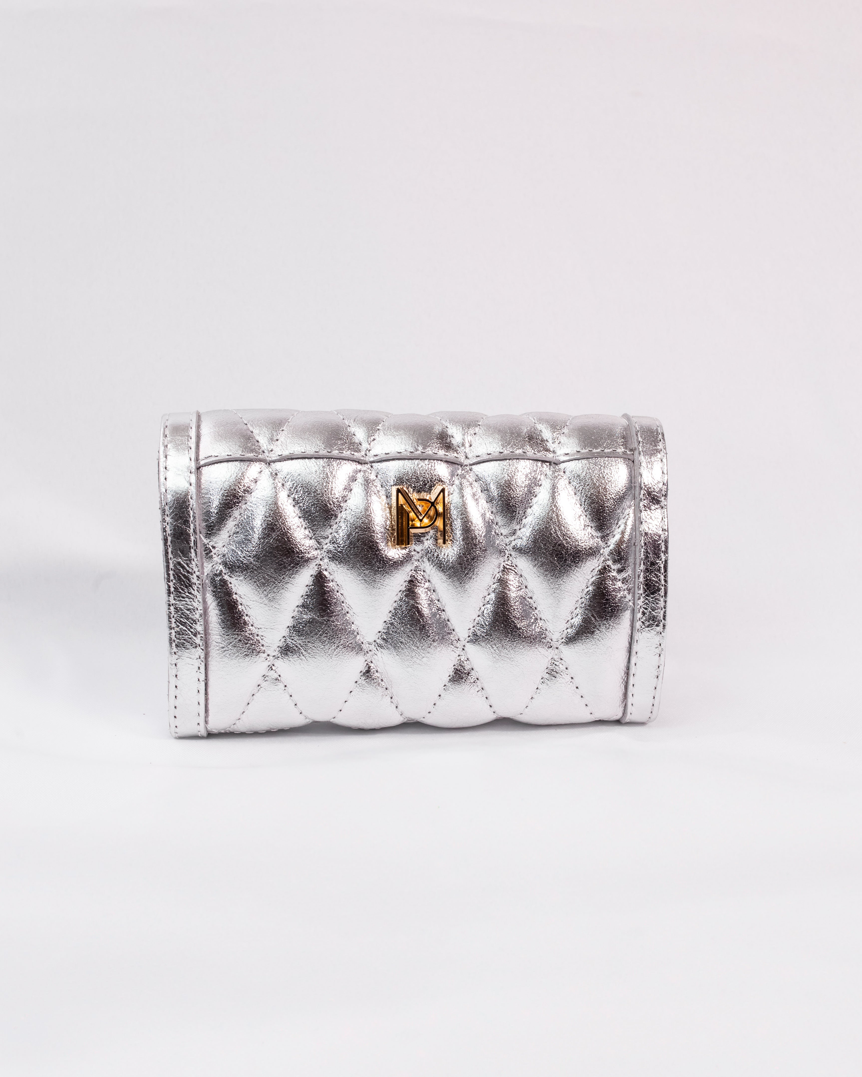 BOLSA SHINE METALIZADA PRATA FESTA