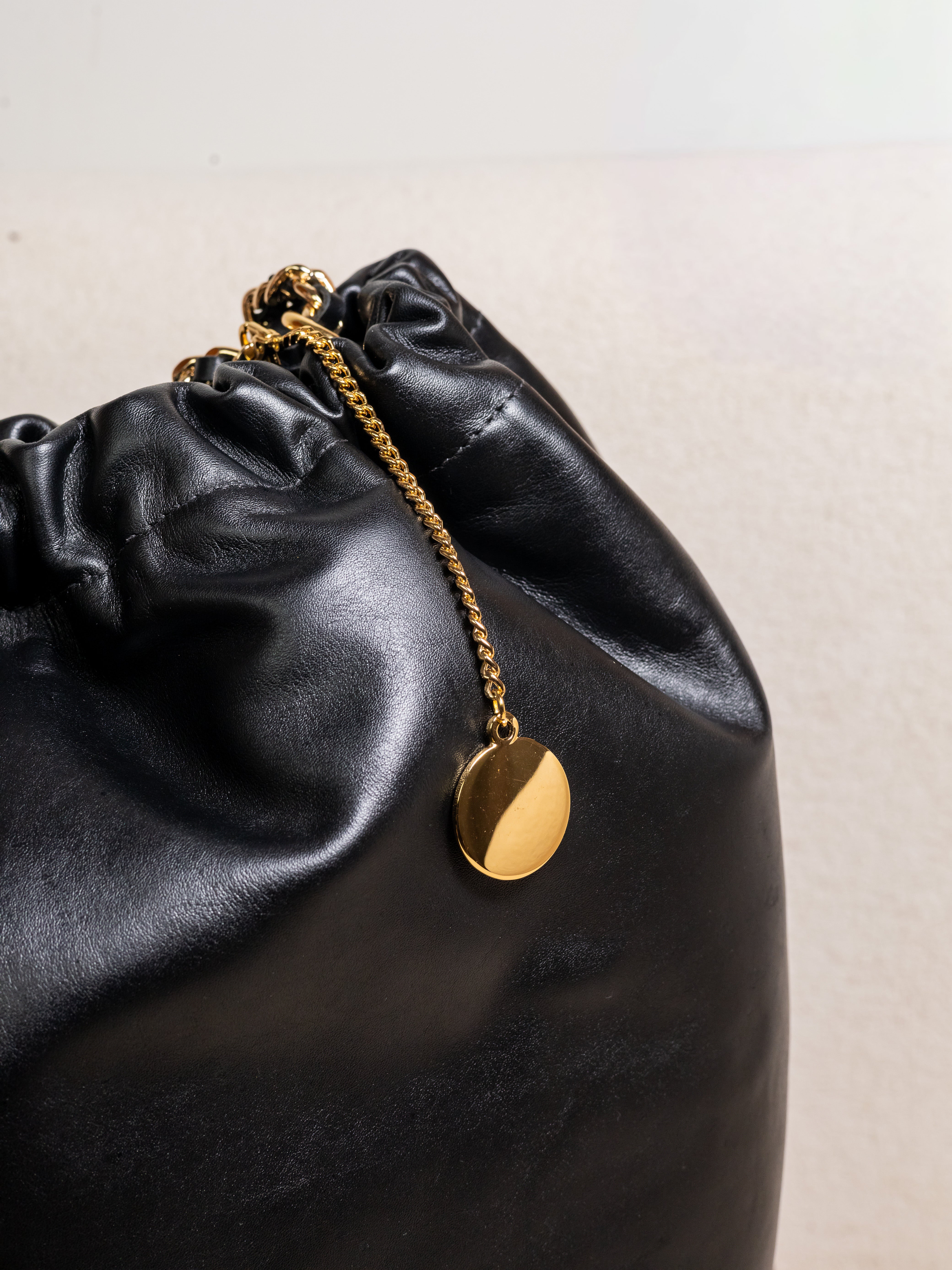 Bolsa Organizer em Couro Legítimo + Necessaire - Preta