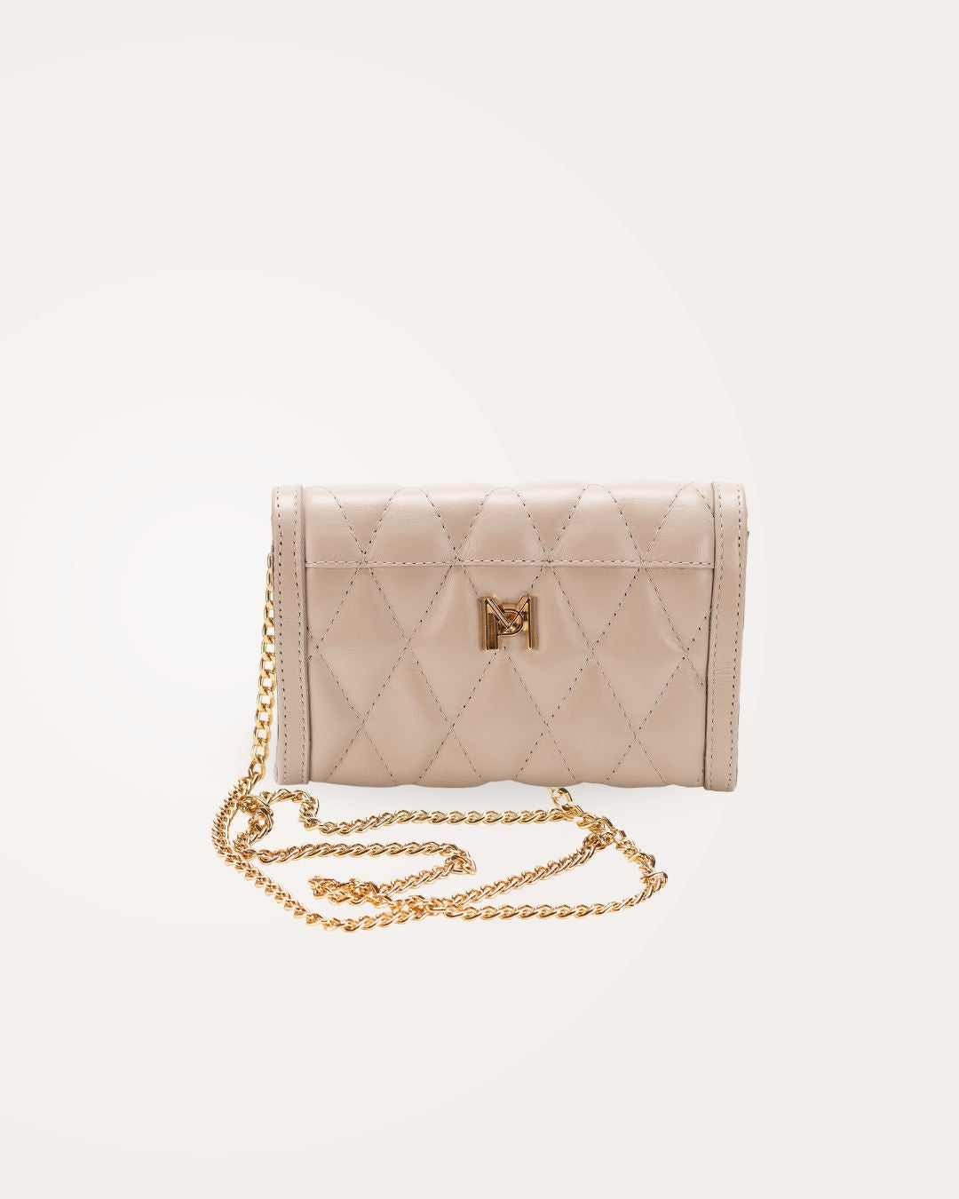 BOLSA COURO LEGÍTIMO TRANSVERSAL E CLUTCH SHINE