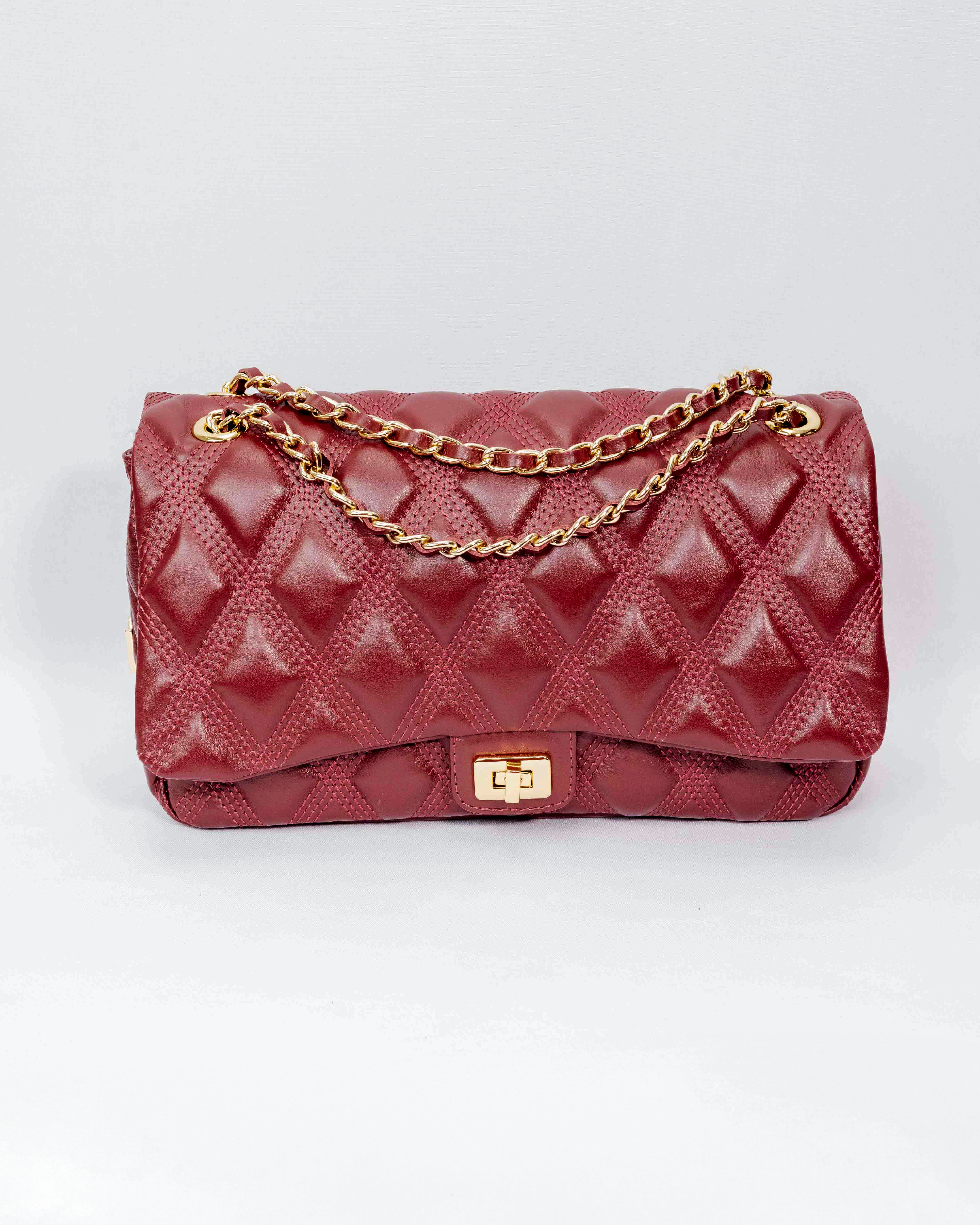 BOLSA BEATRICE MATELASSÊ MARSALA