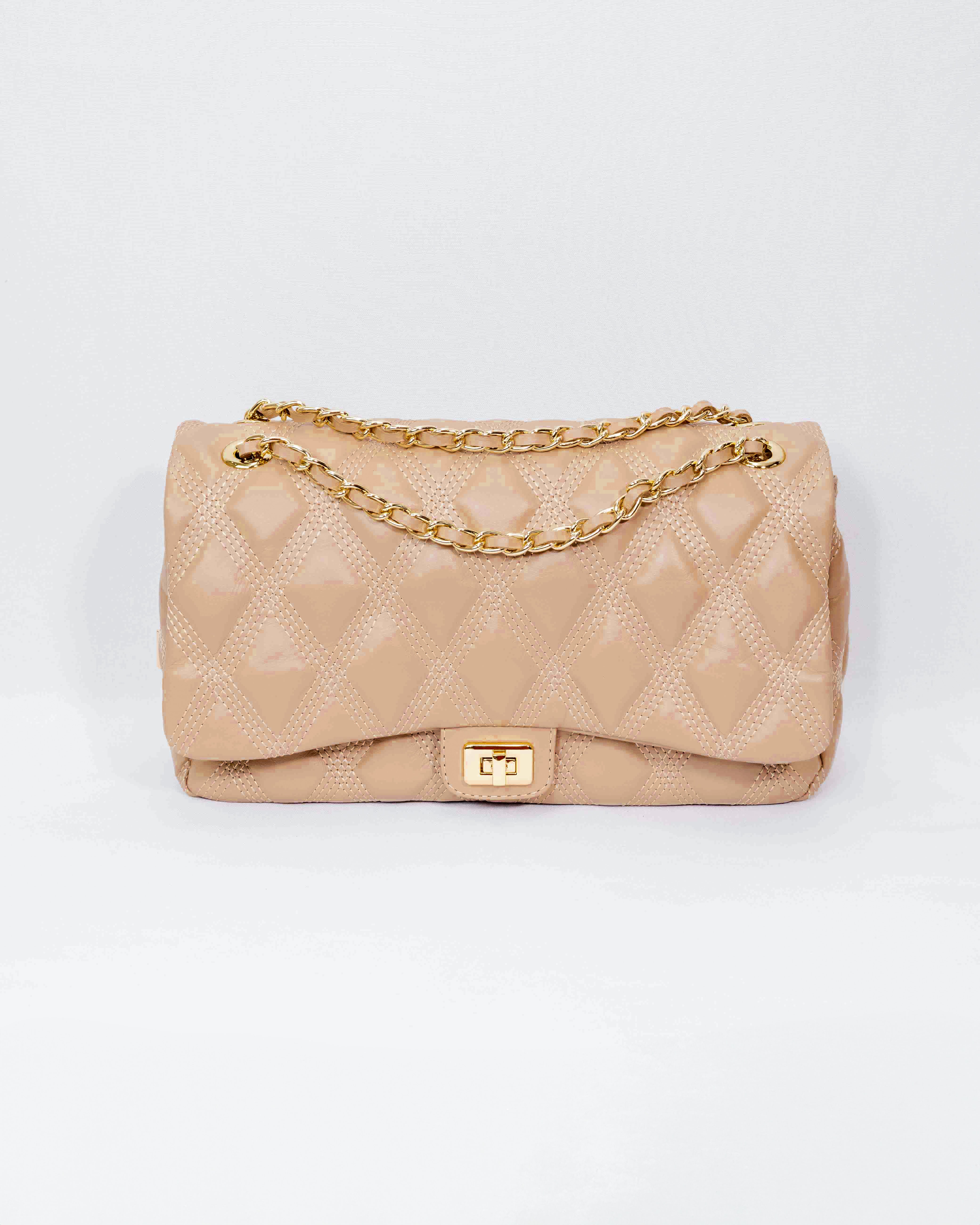 BOLSA BEATRICE MATELASSÊ NUDE