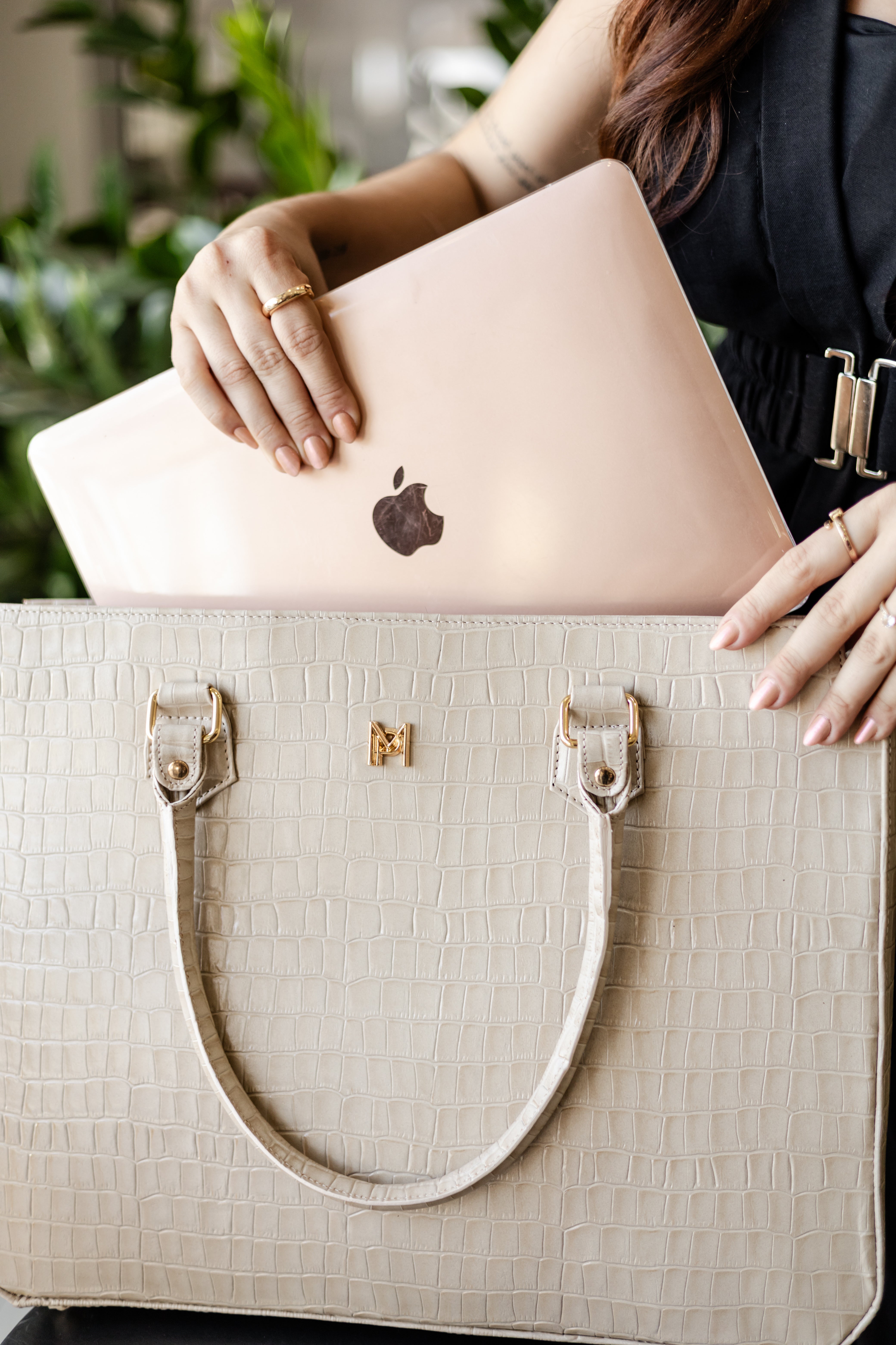 BOLSA PASTA PARA NOTEBOOK DE COURO LEGÍTIMO WORK - CARAMELO