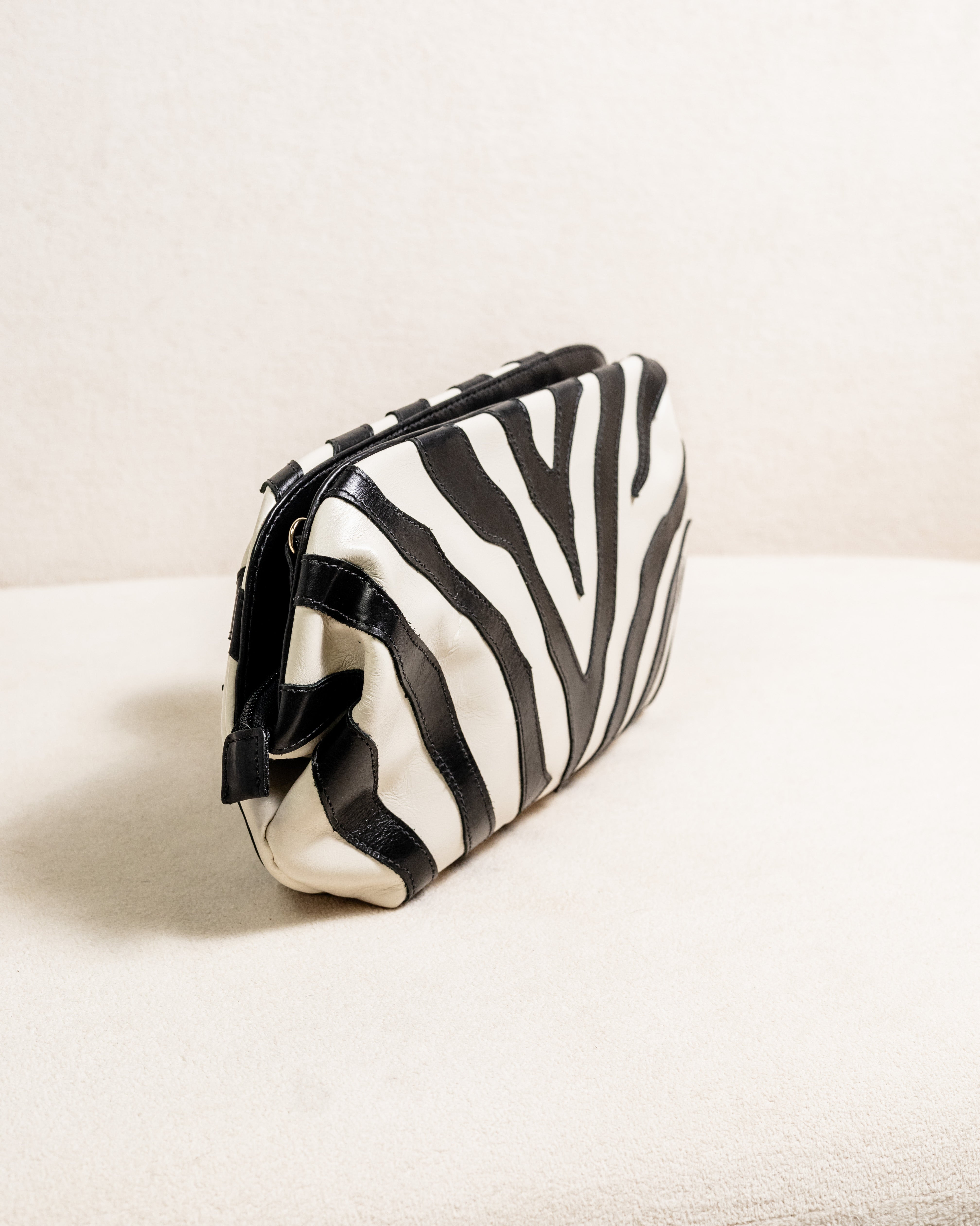 Bolsa Clutch Animal Print Zebra Miss Purse
